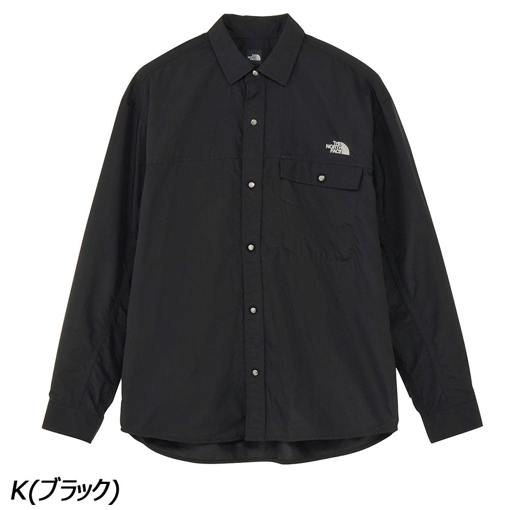 送料込み 新品 ノースフェイス ロングスリーブ ヌプシシャツ M ブラック クロ ノースフェイス ロングスリーブヌプシシャツ | APORITO（アポリト