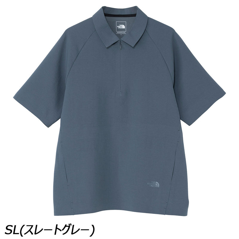 ノースフェイス トランクルショートスリーブジップポロシャツ