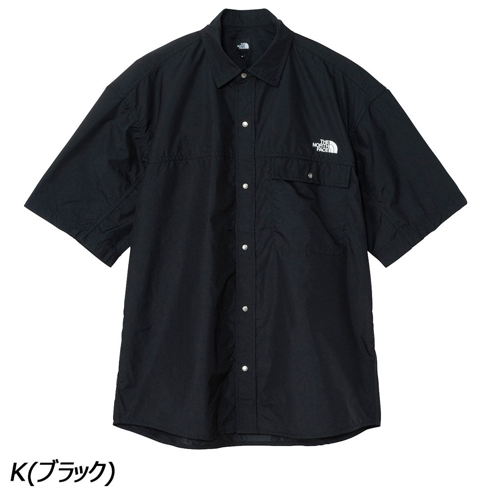 【新品】THE NORTH FACE ショートスリーブヌプシシャツ ブラック M ノースフェイス ショートスリーブヌプシシャツ | APORITO（アポリト