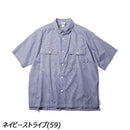 ジムマスター 2WAYスナップボタン半袖シャツ G133786 シャツ 半袖 バンドカラー ユニセックス
