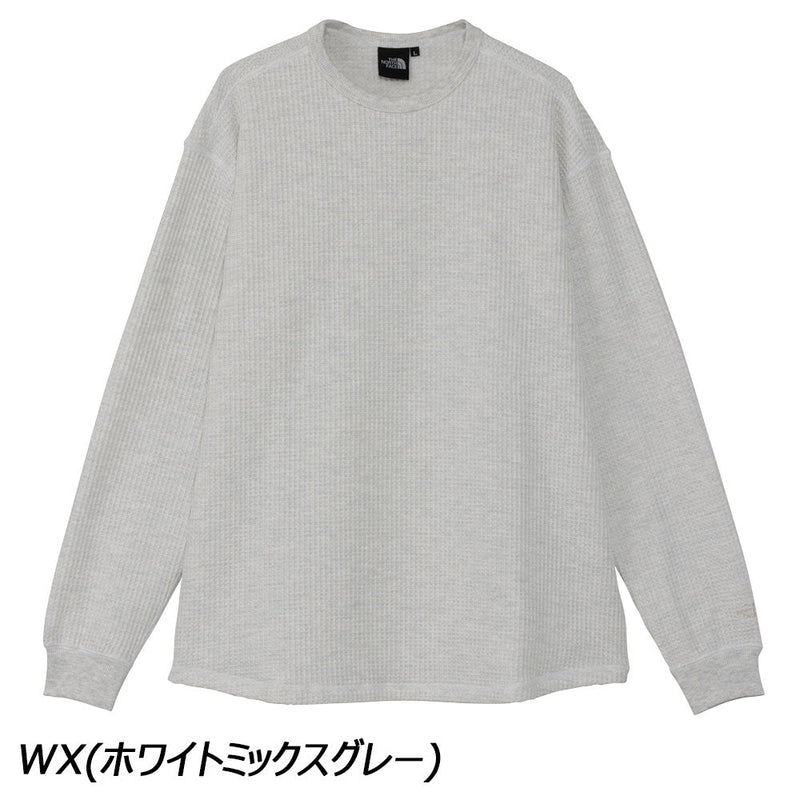 ノースフェイス ロングスリーブウォームワッフルクルー NT62436 Tシャツ 長袖 ユニセックス