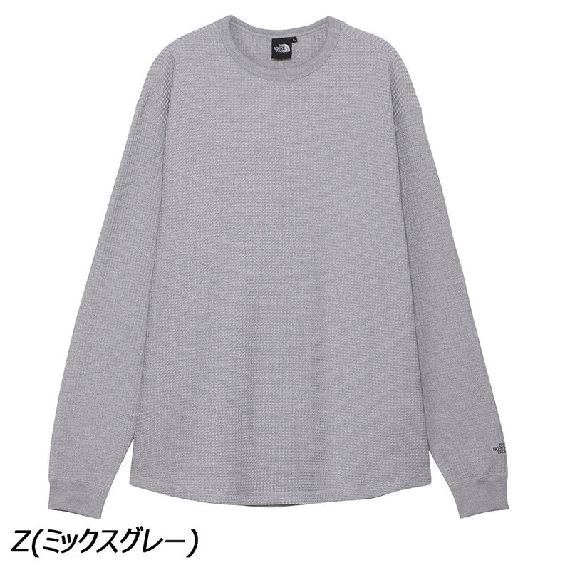 ノースフェイス ロングスリーブウォームワッフルクルー NT62436 Tシャツ 長袖 ユニセックス