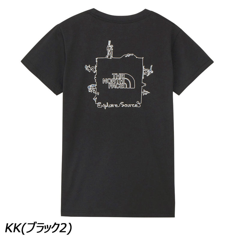 ノースフェイス ショートスリーブエクスプロールソースサーキュレーションティー Tシャツ 半袖 静電ケア レディース