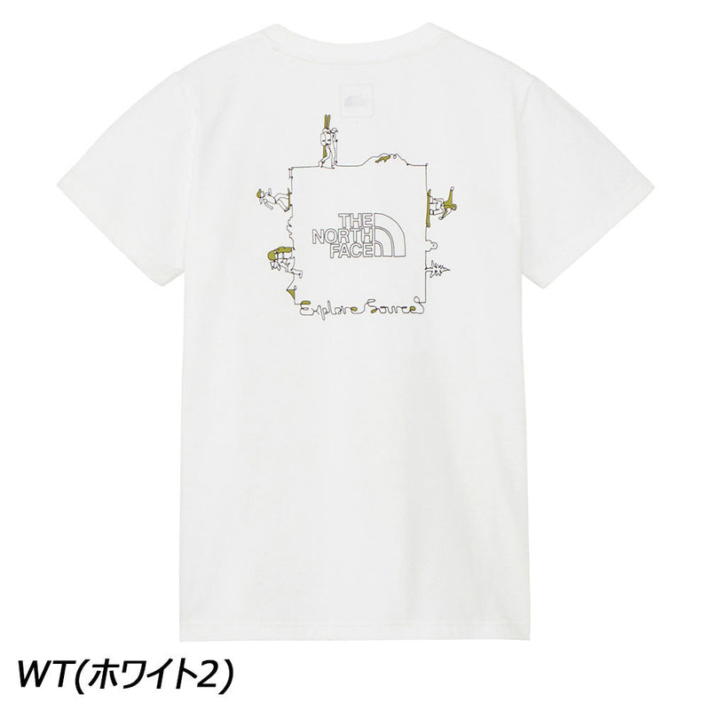 ノースフェイス ショートスリーブエクスプロールソースサーキュレーションティー Tシャツ 半袖 静電ケア レディース