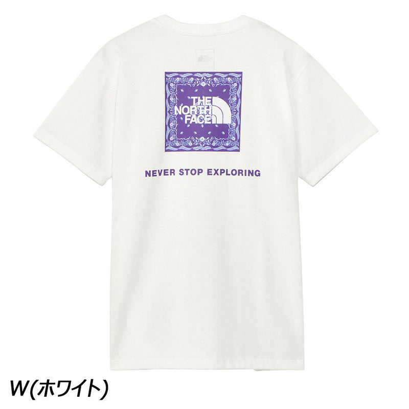 ノースフェイス ショートスリーブバンダナスクエアロゴティー Tシャツ 半袖 速乾 レディース