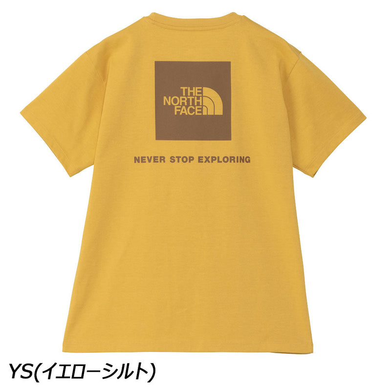 ノースフェイス ショートスリーブバックスクエアーロゴティー Tシャツ 半袖 速乾 レディース 人気 定番