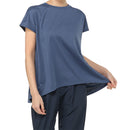 チャムス ハリケーンドライバックギャザーTウィメン CH18-1339 Tシャツ フレンチ袖 吸汗 速乾 UVカット レディース