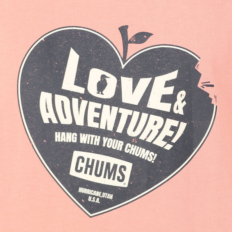 チャムス ラブアンドアドベンチャーTシャツ CH01-2519 Tシャツ 半袖 レディース