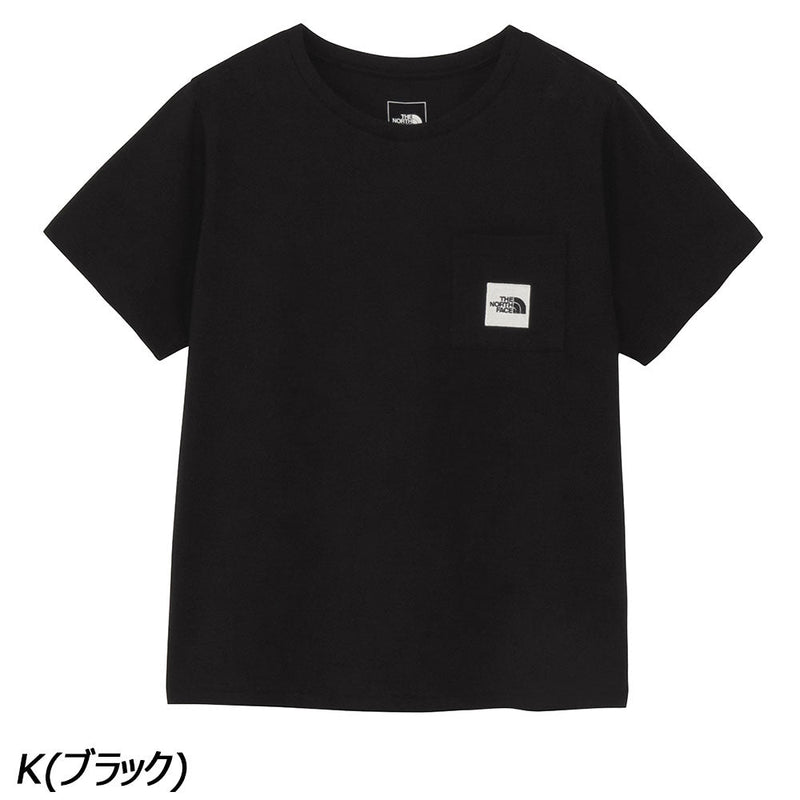 ノースフェイス ショートスリーブスクエアロゴポケットティー NTW82541 Tシャツ 半袖 胸ポケット 速乾 レディース