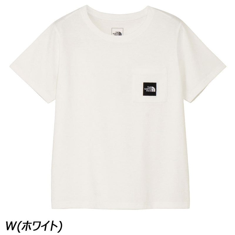 ノースフェイス ショートスリーブスクエアロゴポケットティー NTW82541 Tシャツ 半袖 胸ポケット 速乾 レディース