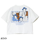 ゴースローキャラバン USA/C スクエアLOGOバックプリントミドルTEE 702581040043 Tシャツ 半袖 レディース