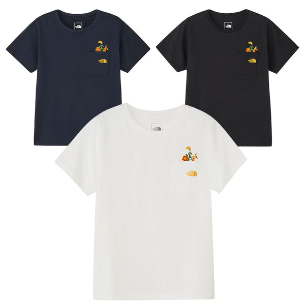 ノースフェイス ショートスリーブフラッシュドライフラワーロゴティー