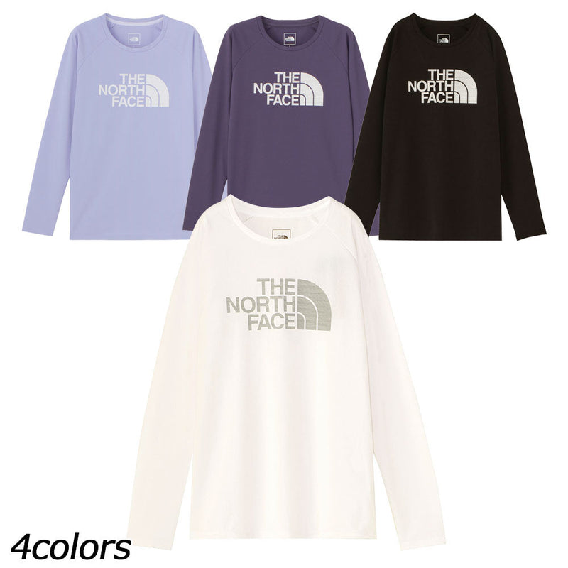 ノースフェイス ロングスリーブGTDロゴクルー NTW12377 Tシャツ 長袖 吸汗 速乾 抗菌 防臭U Vケア 静電ケア レディース