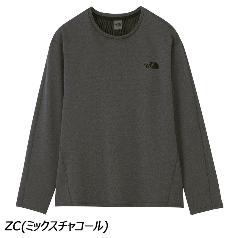 ノースフェイス ロングスリーブフラッシュドライクルー NTW62312 Tシャツ 長袖 速乾 UVプロテクト 静電ケア レディース