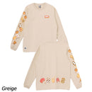 チャムス ブービークッキーズブラッシュドロングスリーブTシャツ CH01-2661 Tシャツ 長袖 レディース 親子お揃い