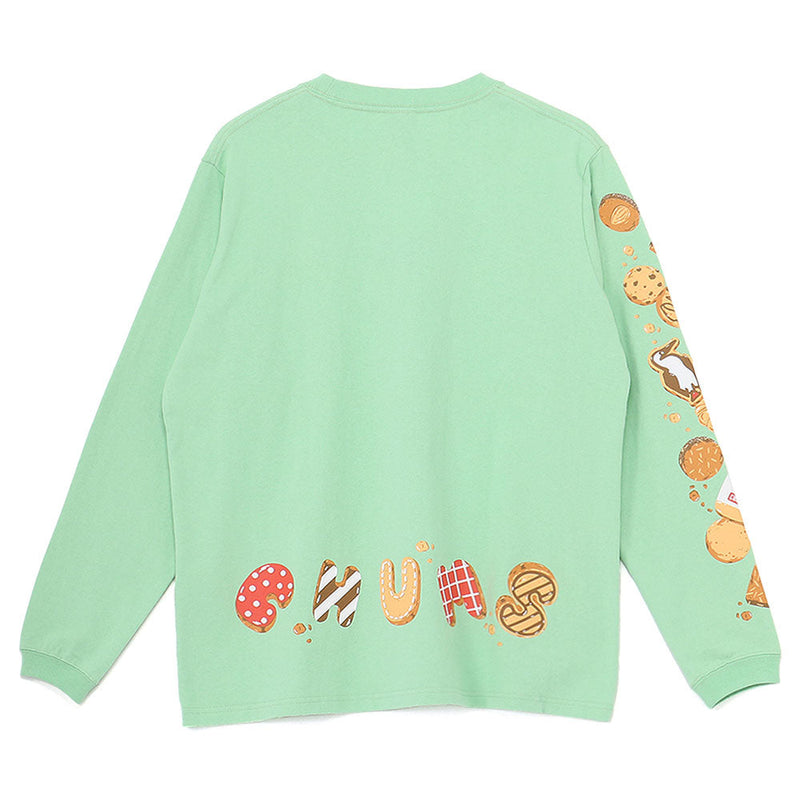 チャムス ブービークッキーズブラッシュドロングスリーブTシャツ CH01-2661 Tシャツ 長袖 レディース 親子お揃い