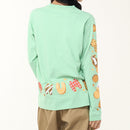 チャムス ブービークッキーズブラッシュドロングスリーブTシャツ CH01-2661 Tシャツ 長袖 レディース 親子お揃い