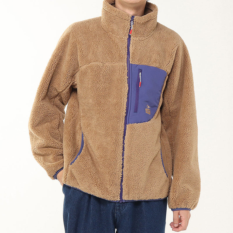 チャムス ボンディングフリースジャケット CH04-1474 フリース ジャケット 防風 ユニセックス 定番 人気 親子お揃い