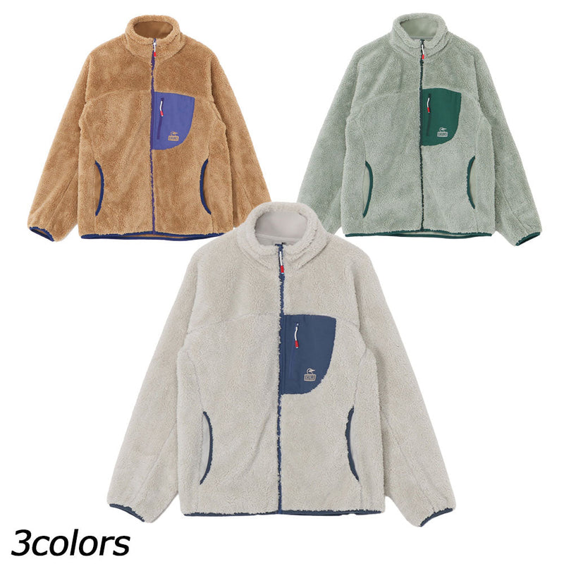 チャムス ボンディングフリースジャケット CH04-1474 フリース ジャケット 防風 ユニセックス 定番 人気 親子お揃い