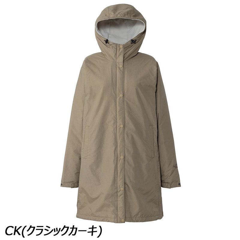ノースフェイス コンパクト ノマドコート NPW72532 ジャケット コート ロング丈 撥水 軽量 レディース