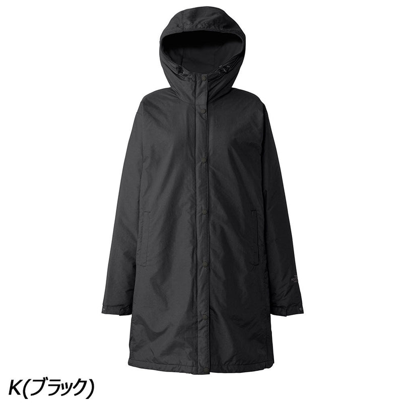 ノースフェイス コンパクト ノマドコート NPW72532 ジャケット コート ロング丈 撥水 軽量 レディース