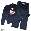 チャムス チャムスホームパウダーフリースチラックスウェアセット CH18-1368 フリース ルームウェア 上下セット レディース