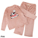 チャムス チャムスホームパウダーフリースチラックスウェアセット CH18-1368 フリース ルームウェア 上下セット レディース