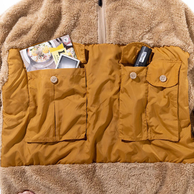 グリップスワニー ハイネックコーラルフリースプルオーバー | APORITO