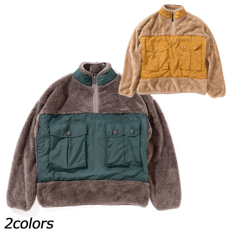 グリップスワニー ハイネックコーラルフリースプルオーバー | APORITO