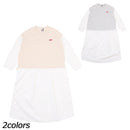 チャムス キーストーンレイヤードチュニック Tシャツ 長袖 ワンピース スカート レディース