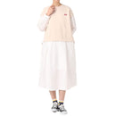 チャムス キーストーンレイヤードチュニック Tシャツ 長袖 ワンピース スカート レディース