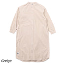 チャムス ハリケーンロングワンピース シャツ 長袖 スタンドカラー ワンピース スカート デニム レディース