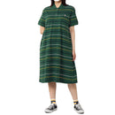 チャムス ブービーポロドレス ポロシャツ 半袖 ワンピース スカート 鹿の子 レディース