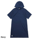 チャムス アンチバグフーデッドドレス パーカー 半袖 ワンピース スカート 防虫加工 レディース