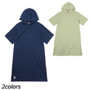 チャムス アンチバグフーデッドドレス パーカー 半袖 ワンピース スカート 防虫加工 レディース