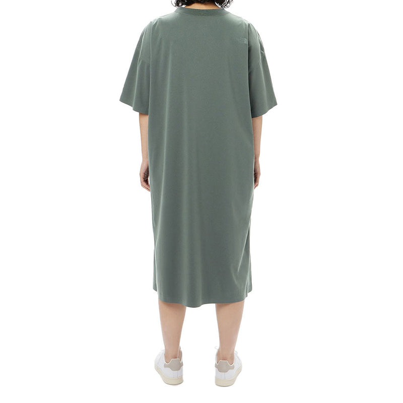 ノースフェイス テックラウンジワンピース Tシャツ ワンピース 半袖 UVプロテクト UPF50＋ レディース