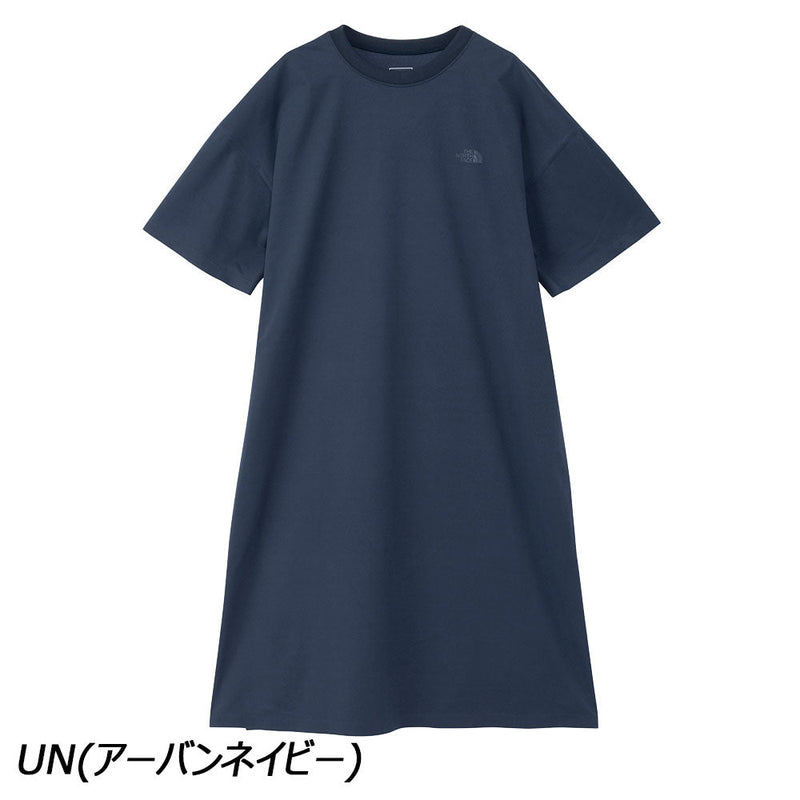 ノースフェイス テックラウンジワンピース Tシャツ ワンピース 半袖 UVプロテクト UPF50＋ レディース