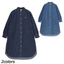 チャムス デニムシャツワンピース CH18-1362 シャツ 長袖 ワンピース スカート レディース
