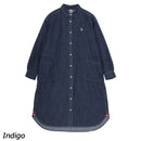 チャムス デニムシャツワンピース CH18-1362 シャツ 長袖 ワンピース スカート レディース