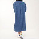 チャムス デニムシャツワンピース CH18-1362 シャツ 長袖 ワンピース スカート レディース