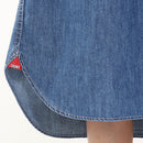 チャムス デニムシャツワンピース CH18-1362 シャツ 長袖 ワンピース スカート レディース