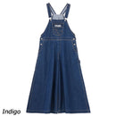 チャムス ウォームデニムオーバーオールフレアパンツ CH18-1366 オーバーオール ロングパンツ 長ズボン デニム 発熱素材 レディース