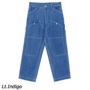 チャムス ダブルニーパンツ CH03-1374 ロングパンツ ワークパンツ デニム メンズ