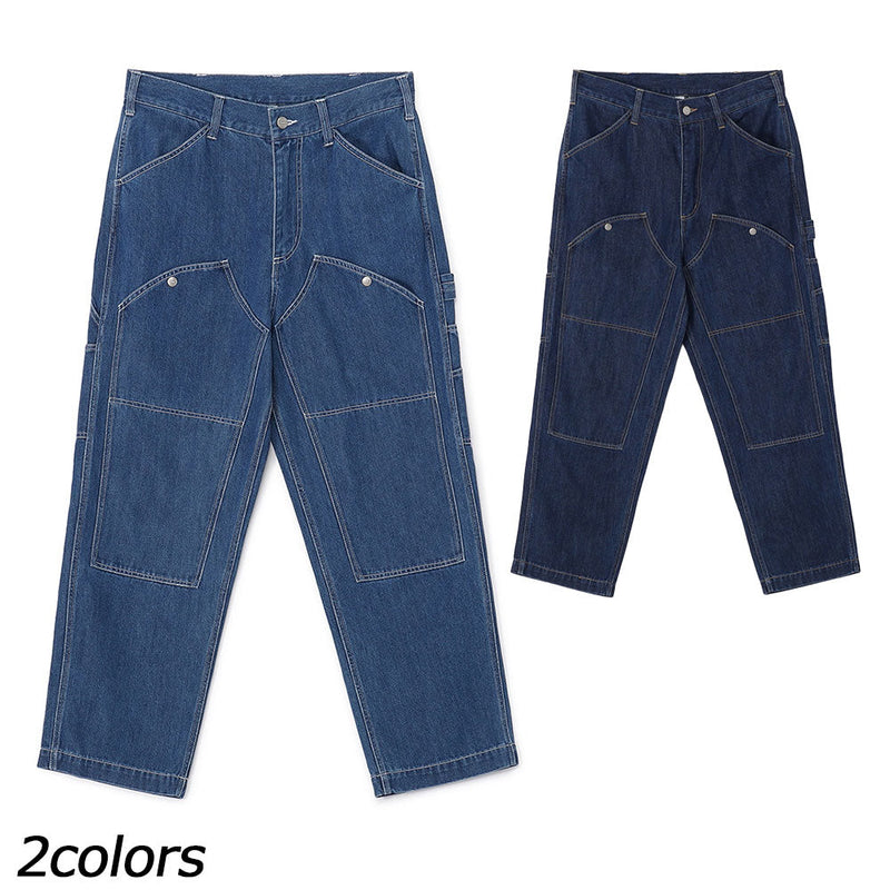 チャムス ウォームデニムダブルニーパンツ CH03-1408 ロングパンツ 長ズボン デニム 発熱素材 ユニセックス