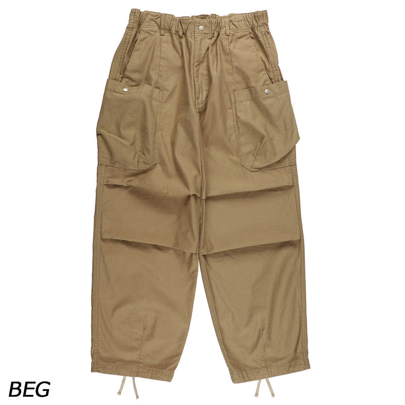 ナンガ バックサテン イージー カーゴパンツ ロングパンツ 長ズボン カーゴパンツ ユニセックス