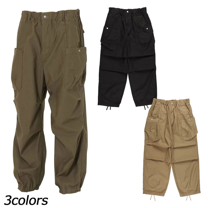 ナンガ バックサテン イージー カーゴパンツ ロングパンツ 長ズボン カーゴパンツ ユニセックス