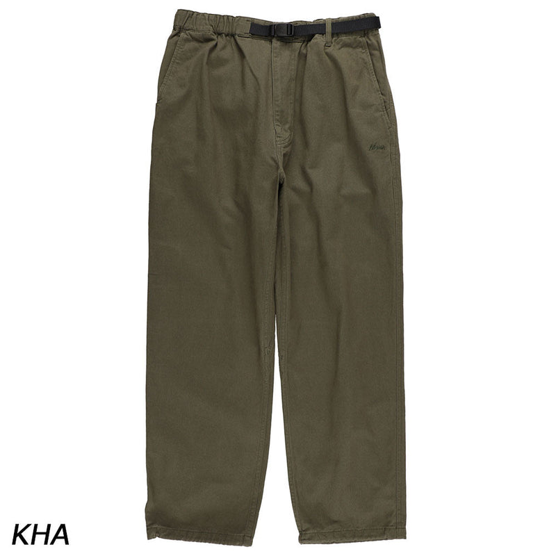 ナンガ ウェービングベルト チノ テーパードパンツ ロングパンツ 長ズボン ユニセックス