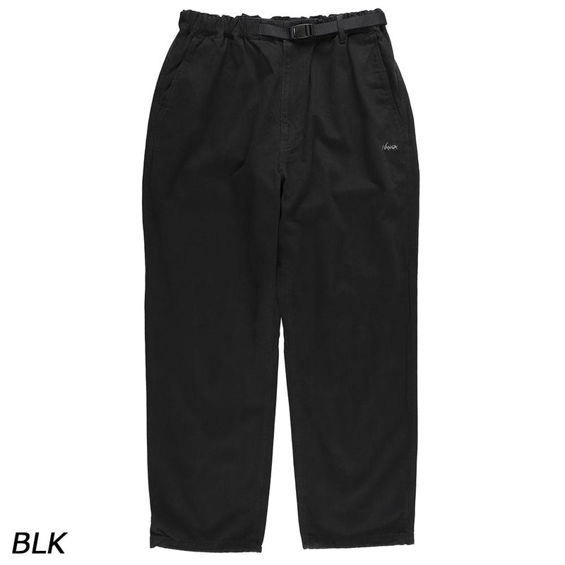 ナンガ ウェービングベルト チノ テーパードパンツ ロングパンツ 長ズボン ユニセックス