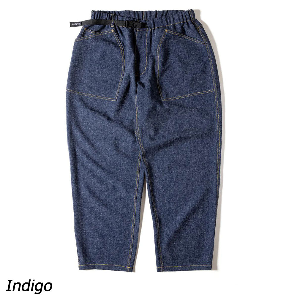 希少 グリップスワニー × ルートコー M ストレッチ デニム ギア パンツ グリップスワニー×ROOT CO.のコラボ第三弾は、機動力抜群のキャンプ系