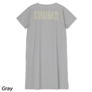 チャムス エアトレイルストレッチチャムスワンピース CH18-1353 Tシャツ 半袖 ワンピース スカート 撥水 ストレッチ レディース